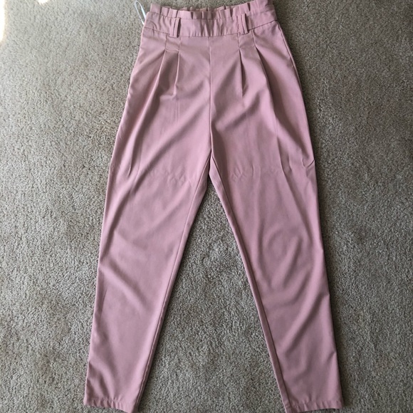 Shein light pink Cigarette Pants - Picture 2 of 6